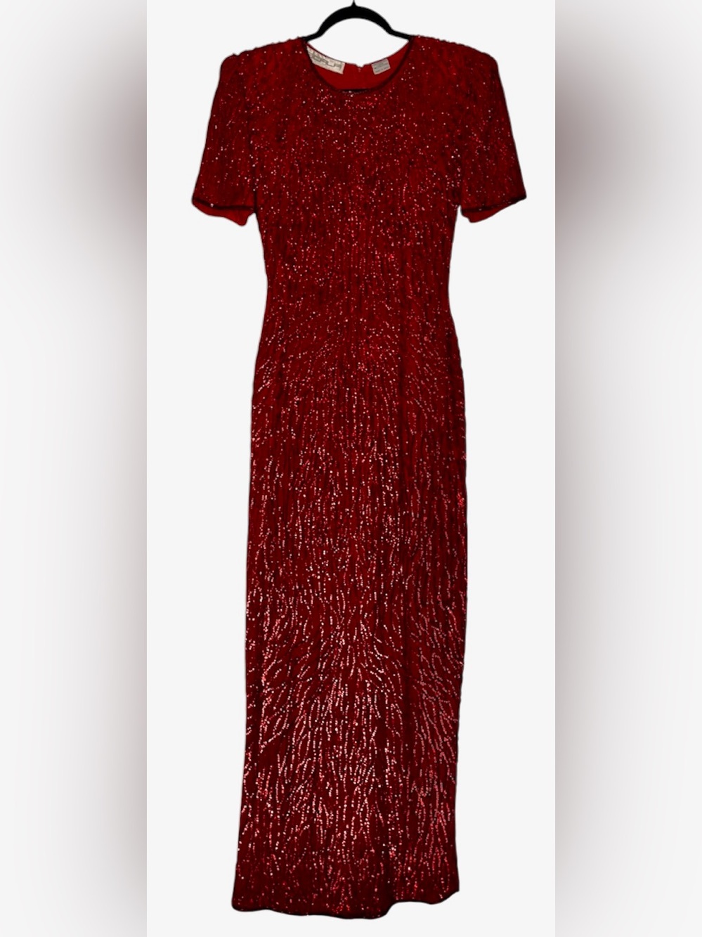 SCALA Vintage Silk Sequined Dress 💕